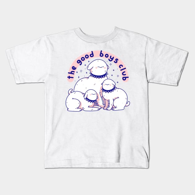 the good boys club Kids T-Shirt by odsanyu